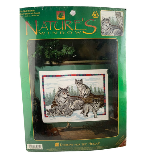 Nature's Window Wolf Family Designs for the Needle kit - New