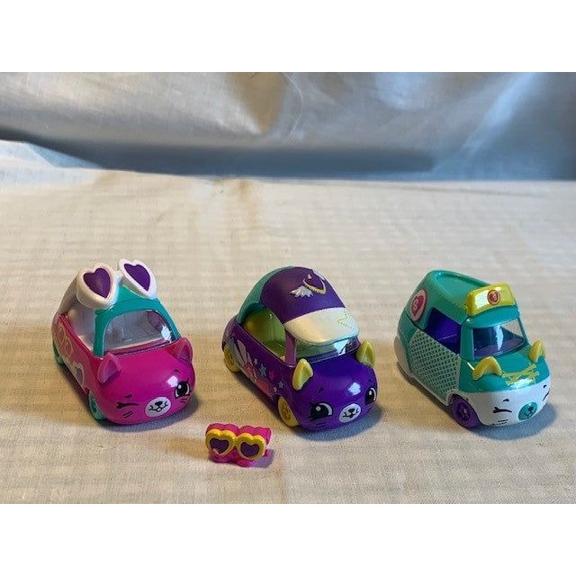 Shopkins Cuties Cars Speedy Style set of 3