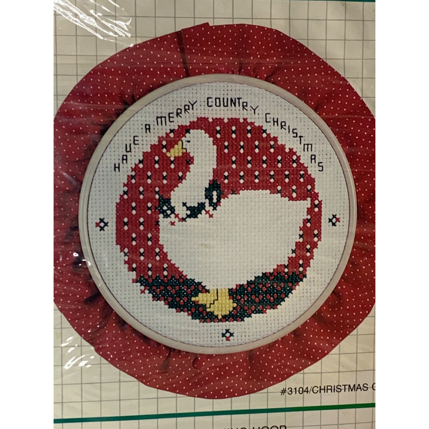 Designs for the Needle Christmas Goose counted cross stitch kit