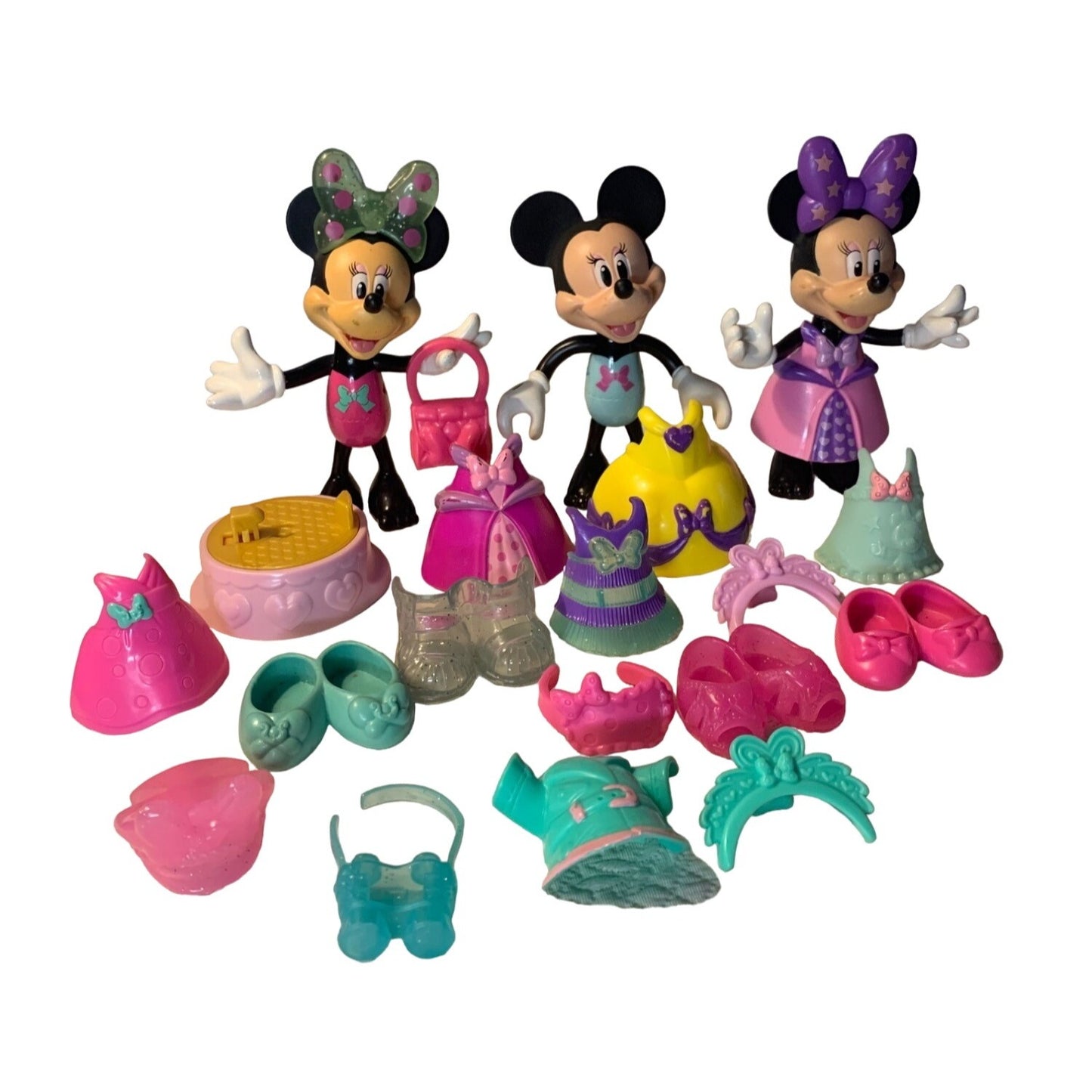 Disney Mattel Minnie Mouse & Daisy Bow-tique Snap N Pose set #5