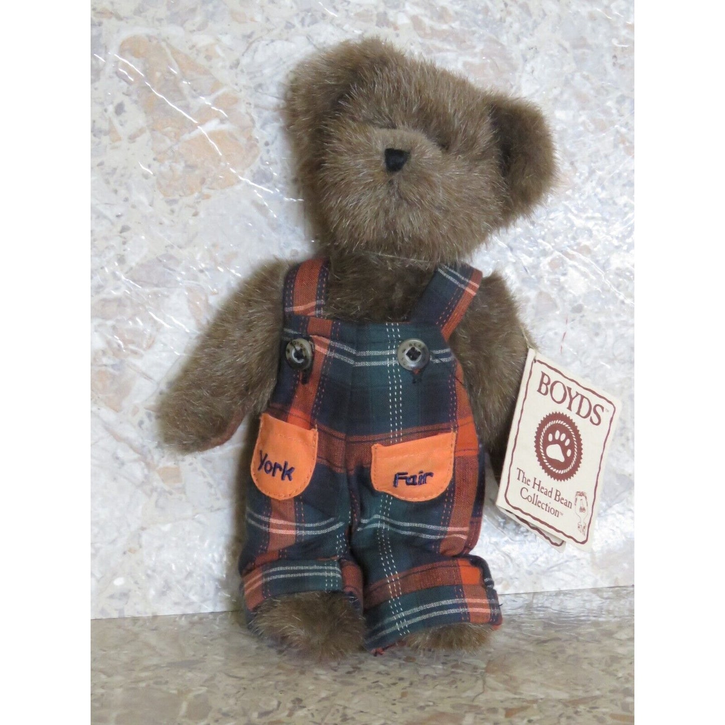 Boyds York Fair #8 Eddie Bear 8 inch tall wit tag