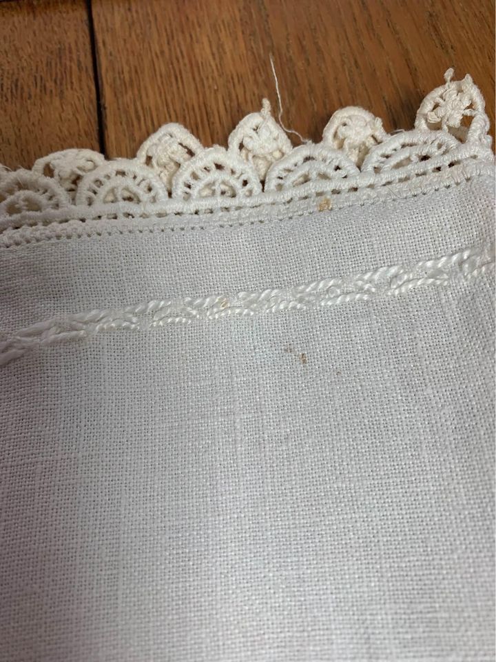 Vintage Hand embroidered table runner