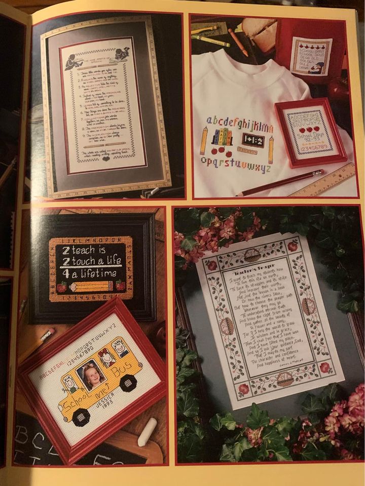 Teachers Gifts Galore 32 Counted Cross Stitch Design Book