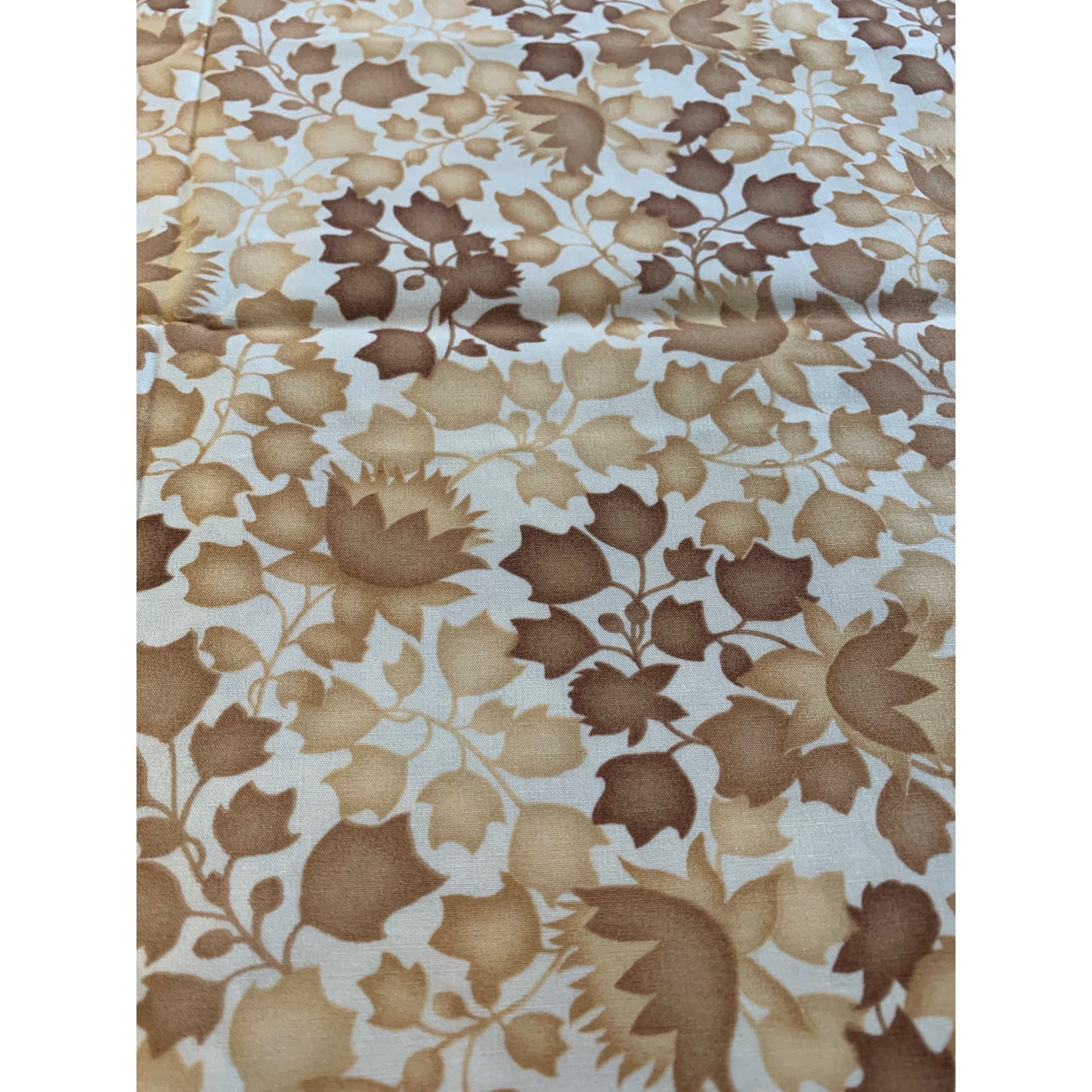 Leaves Flower Cotton Polyester fabric 2 yards 13 inch