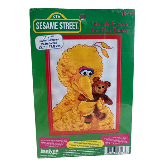 Janlynn Sesame Street Friends Forever counted cross stitch kit 68-16 - New