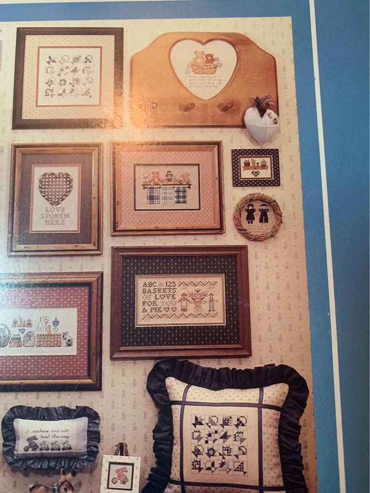 Homespun Hearts And Other Treasures Cross Stitch Book