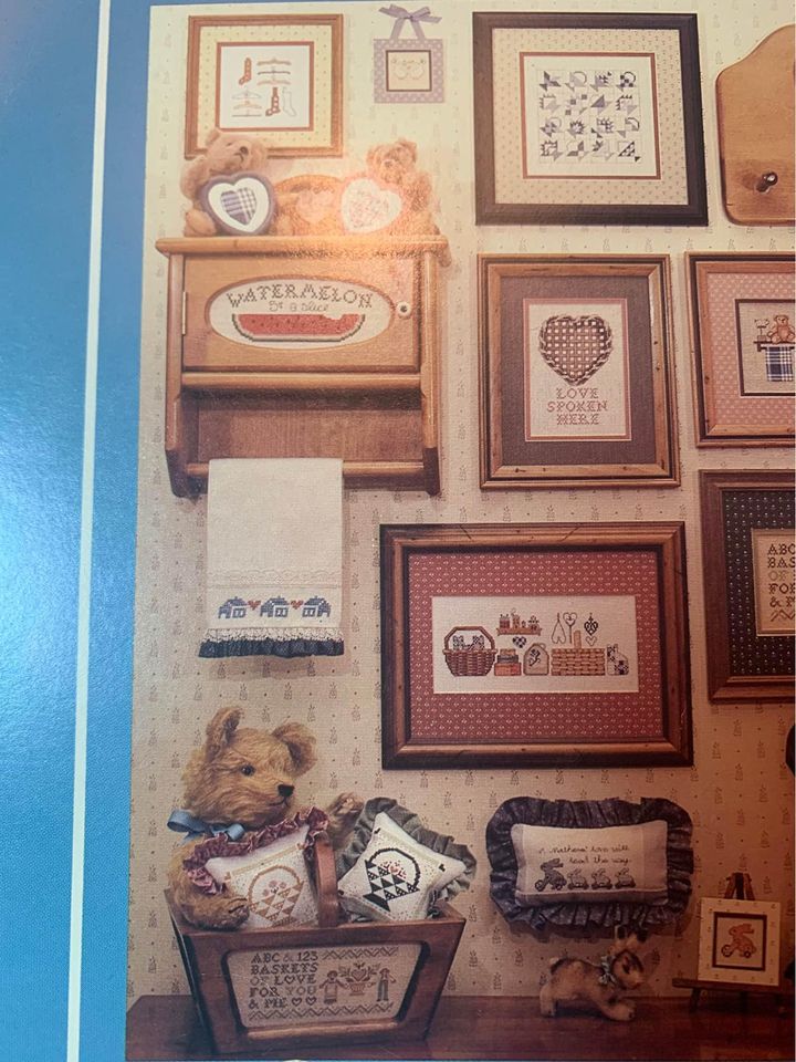 Homespun Hearts And Other Treasures Cross Stitch Book