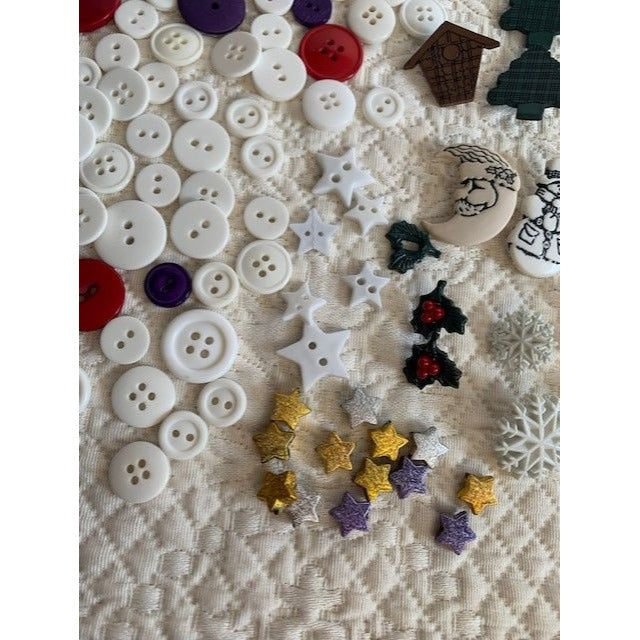 Winter Snowman Sewing craft button set #11