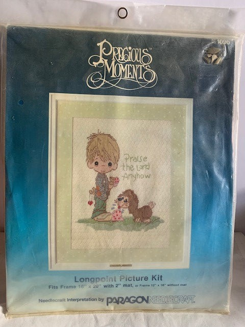 Paragon Presious Moments Longpoint Picture Needlepoint Kit - New