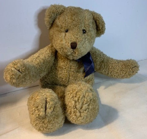 Boyds bear with navy bow 13"