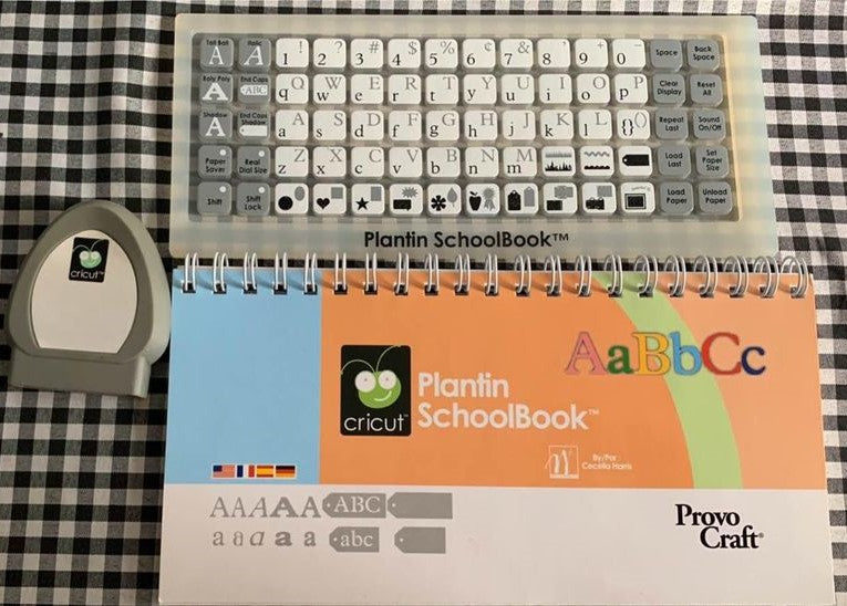 Cricut plantin schoolbook cartridge set