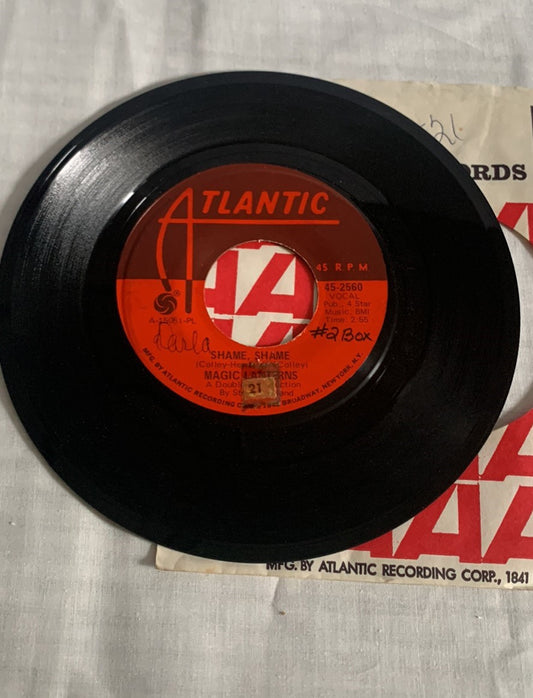 Magic Lanterns - Baby I gotta go now & Shame Shame 45 record