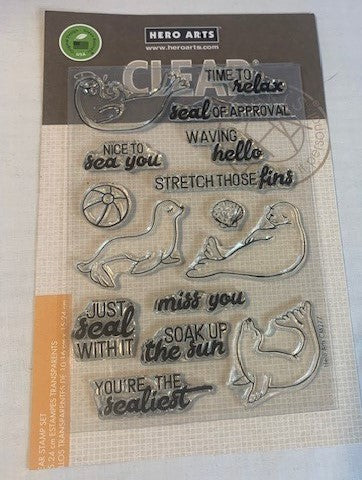 Hero Arts Seal of Approval Clear Cling stamp set