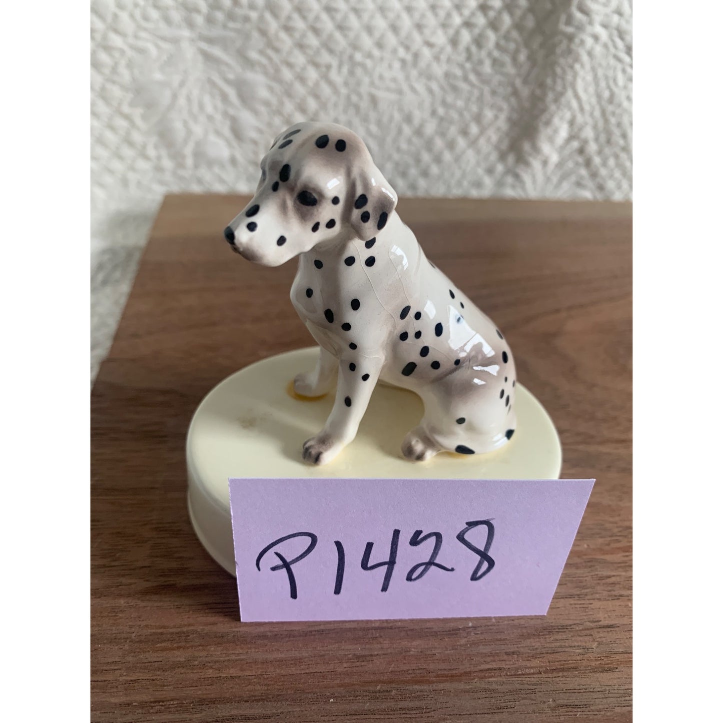 Vintage I Love My Dalmatian on a White Base by George Good Japan