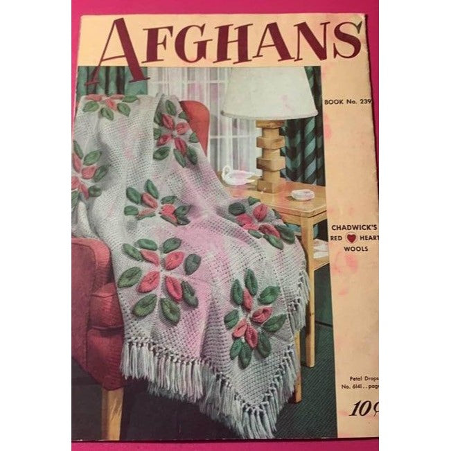 Afghans Chadwicks Red Heart Crochet Design Book 239