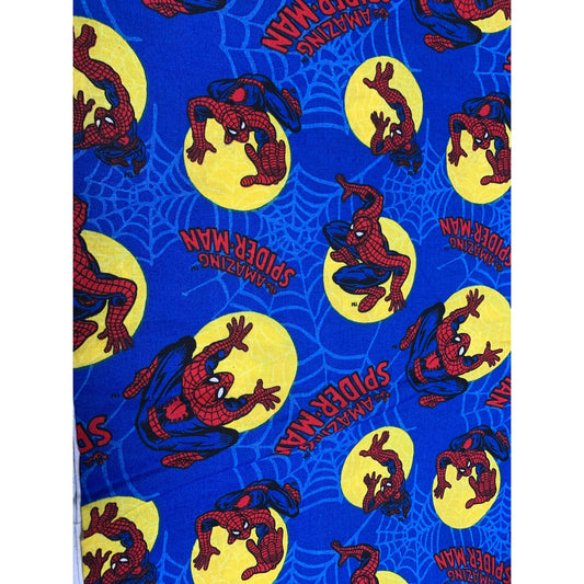 Marvel Spider-Man Comic Book Fabric Crafting & Sewing Material 1 Yard