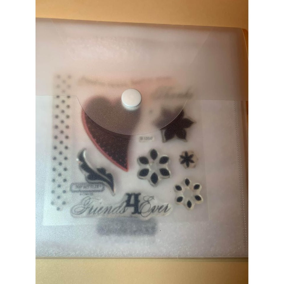 Close to My Heart Heart To Heart B1358 Premium Clear Stamps My Acrylix