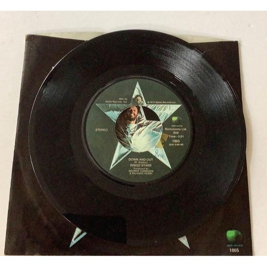 Ringo Star - Photograph & Down and Out 45 Record