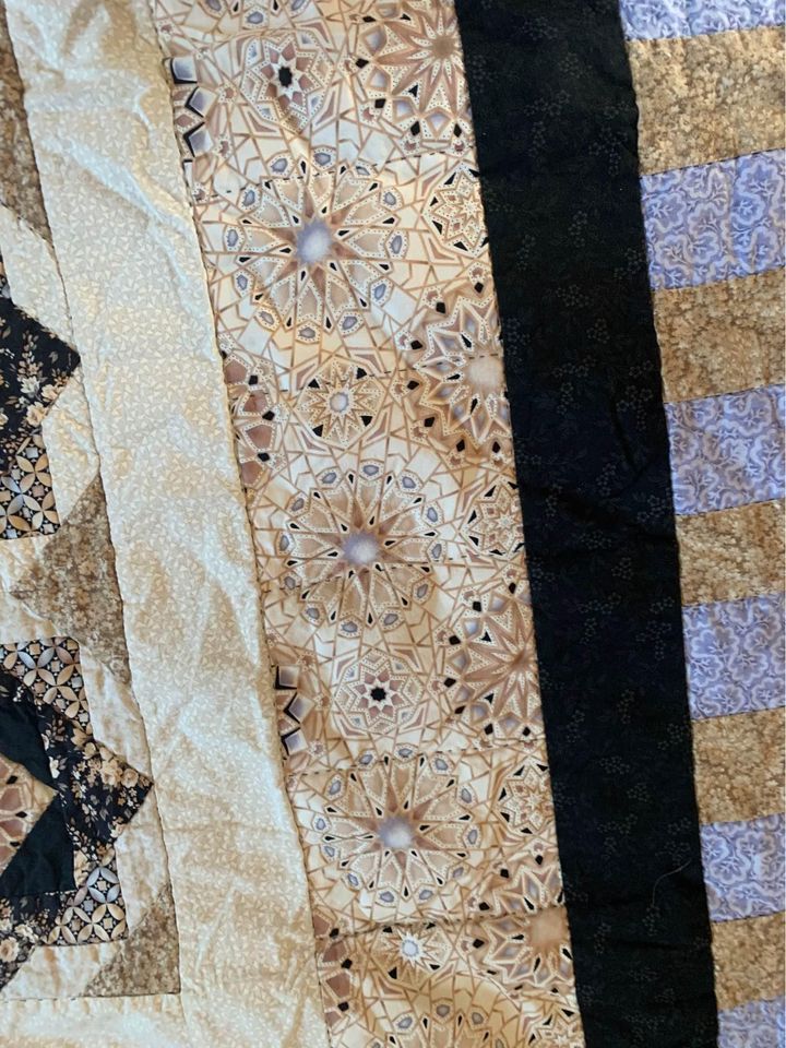 Handmade quilt 62” x 69”