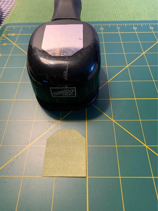 Stampin Up Tag Paper Punch