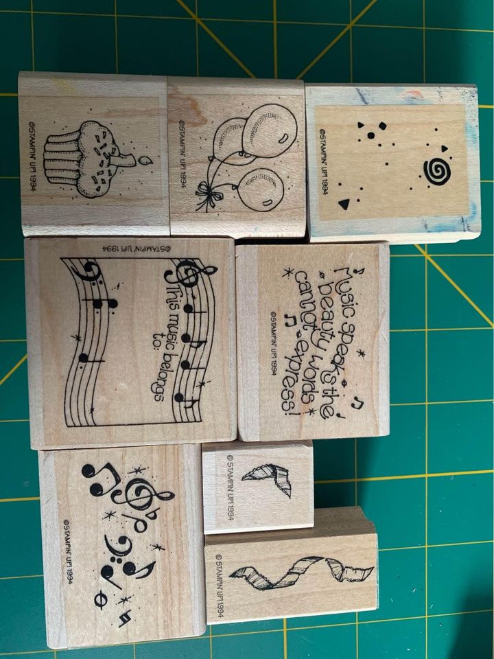 Stampin Up Music speaks Rubber Stamps #4