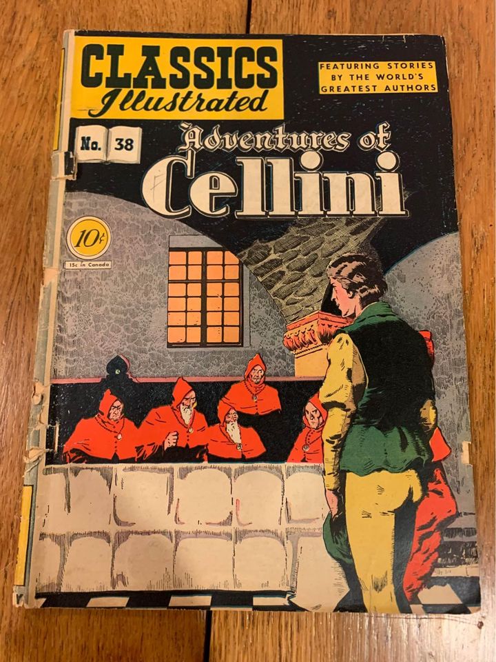 Classics Illustrated Adventures of Cellini No 38