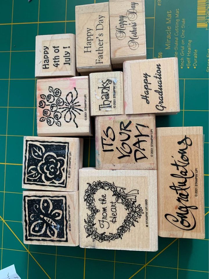 Stampin up From The Heart Rubber Stamps #6