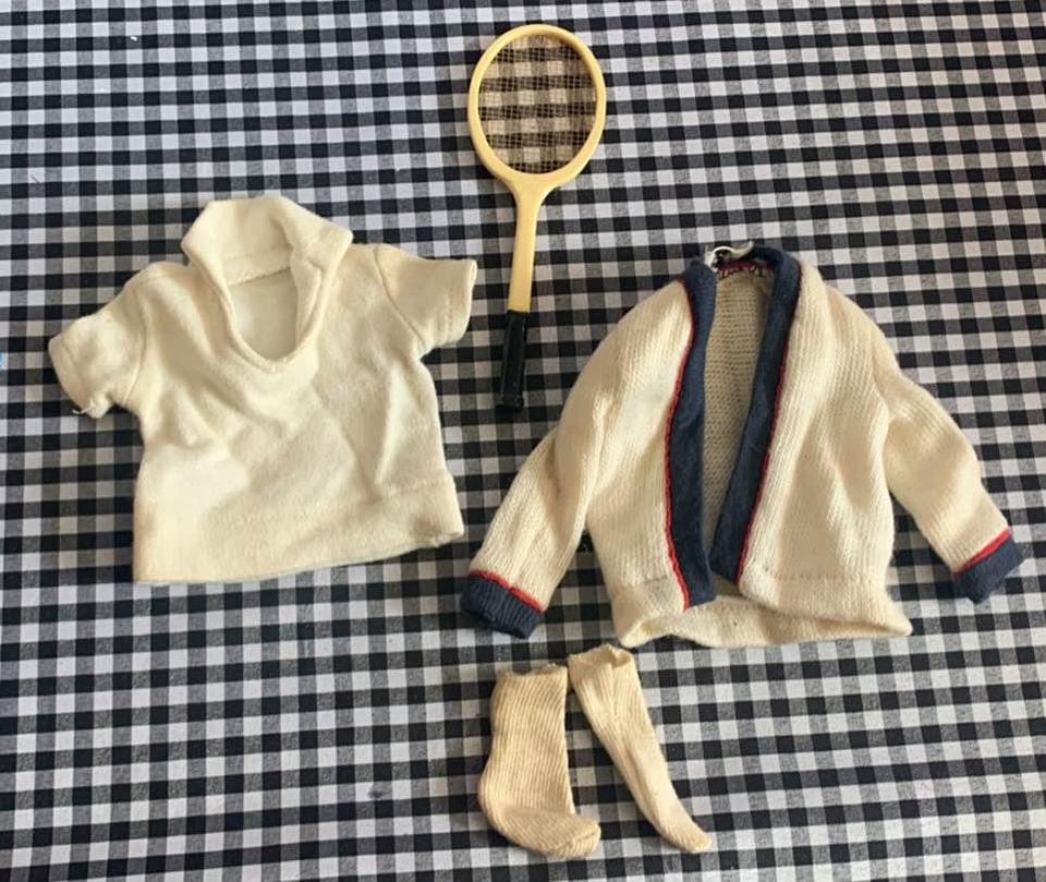 Vintage Ken Mattel Barbie Time For Tennis Outfit #44