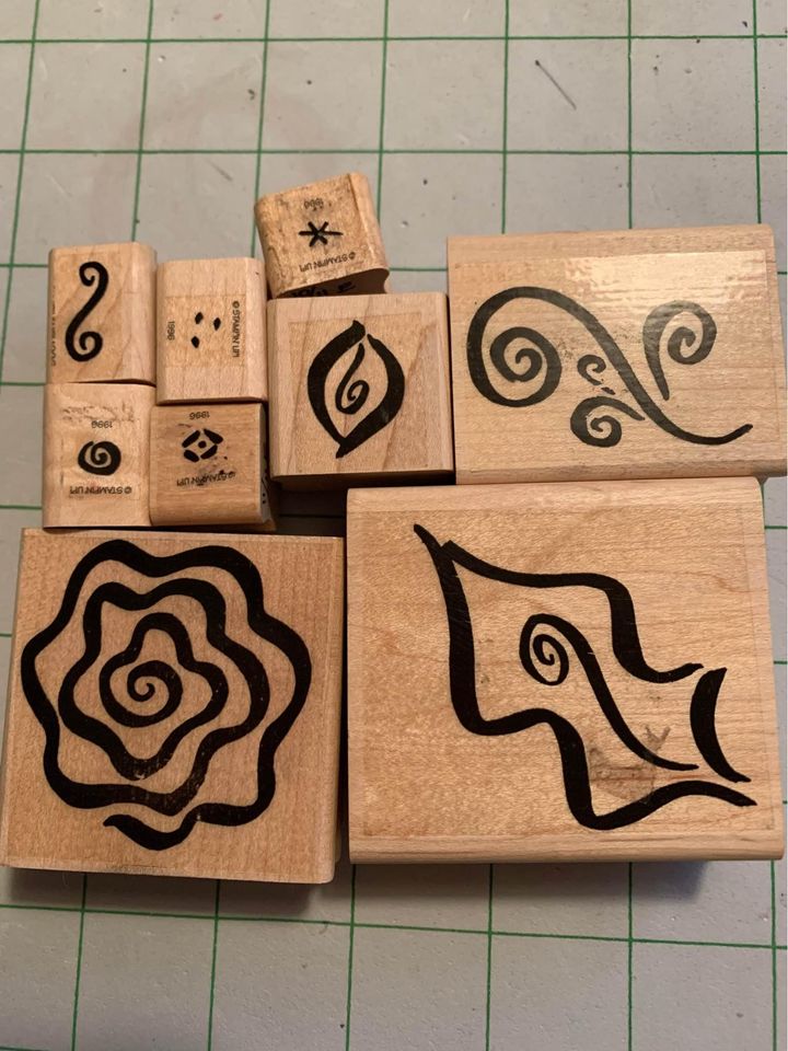 Stampin up Fabulous Flourishes Rubber Stamp Set