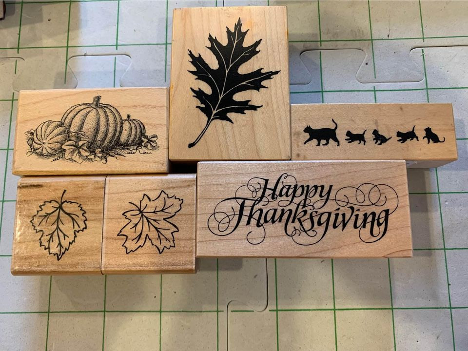 Fall Rubber Stamp Set #19