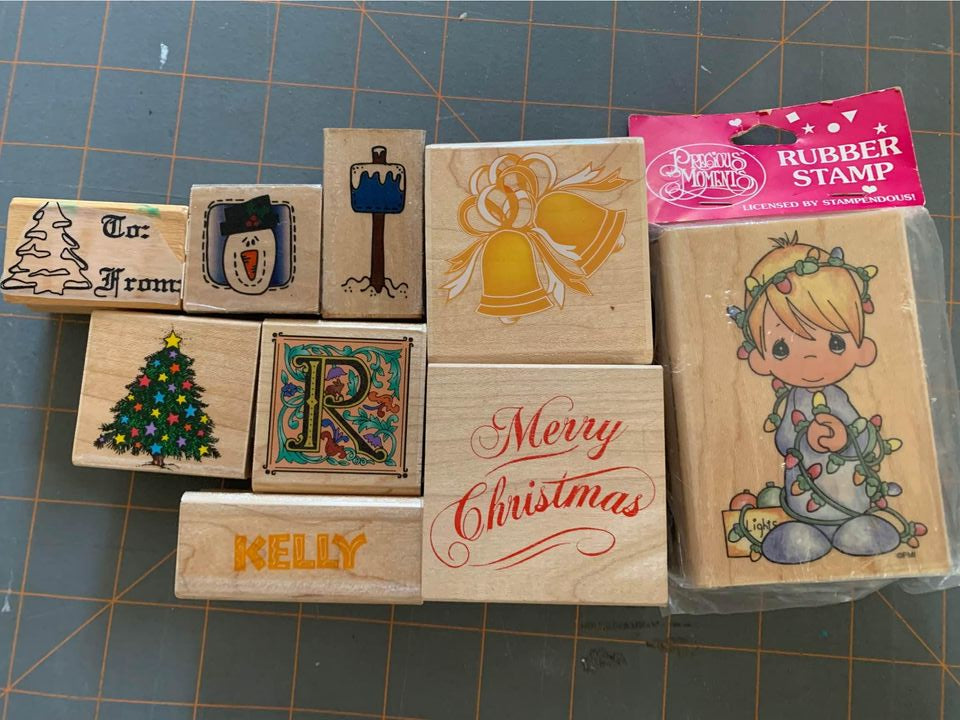 Christmas rubber stamp set #15