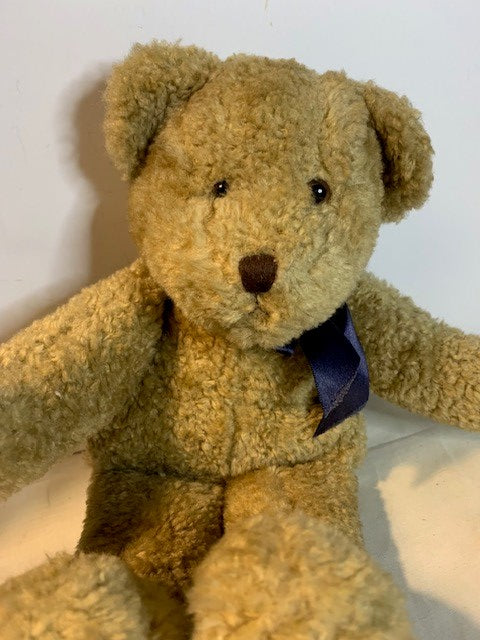 Boyds bear with navy bow 13"