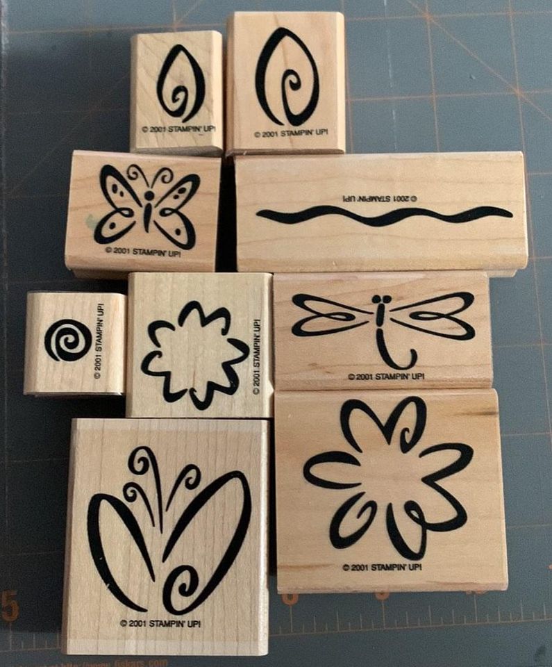 Stampin Up fresh flowers for stamp set