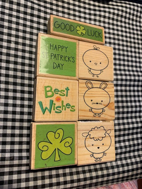 St Patrick rubber stamp set #22