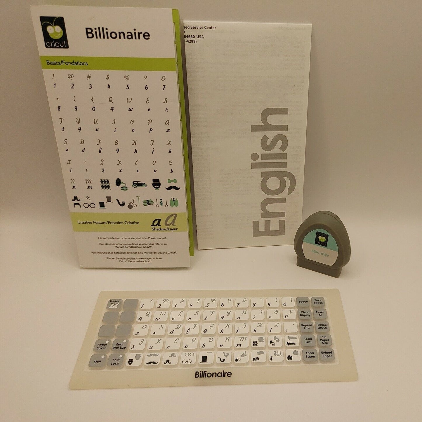 Cricut Billionaire Cartridge Overlay Set