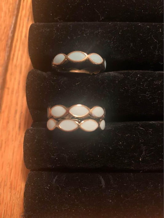 Ladies stackable rings size 9