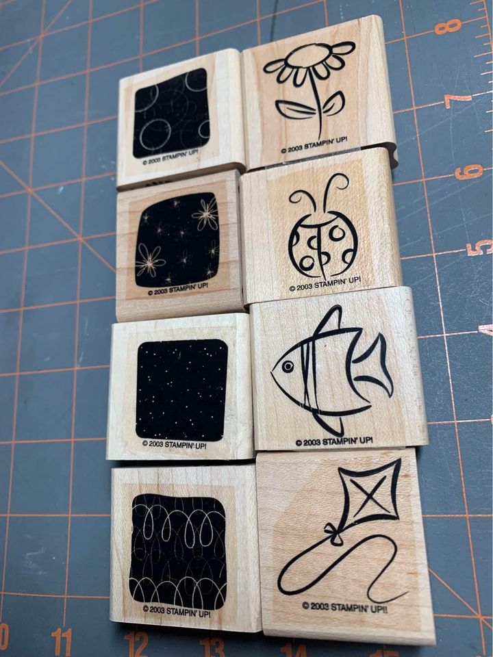 Stampin Up Little Layers I rubber stamp set