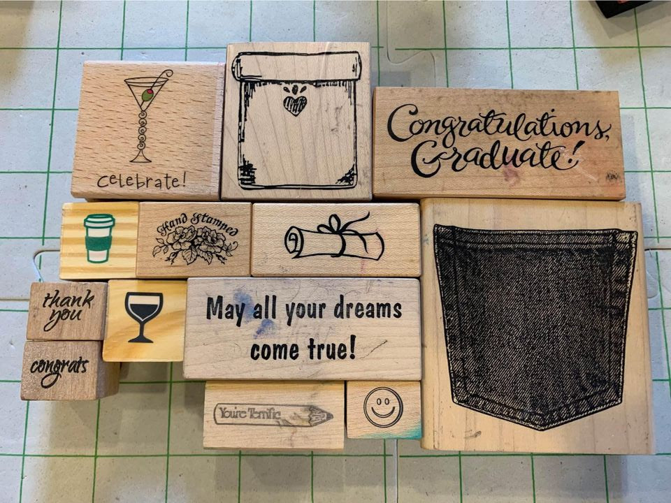 Graduate Dreams Rubber Stamp Set #22