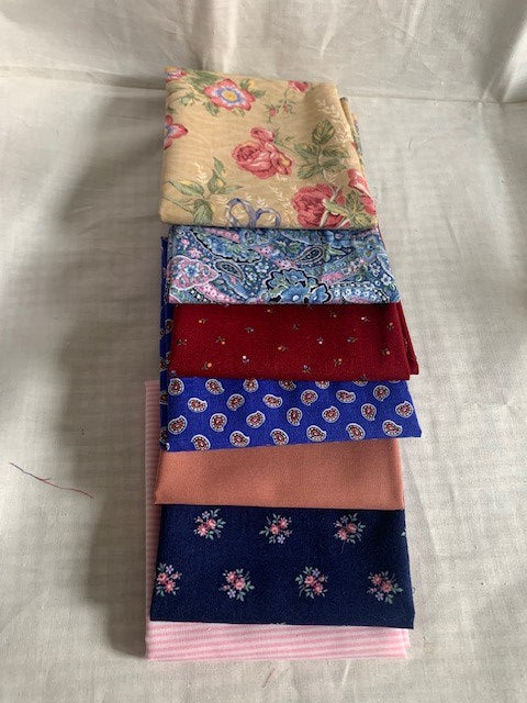 Quilt Cotton Fabric Fat Quarter bundle set #384