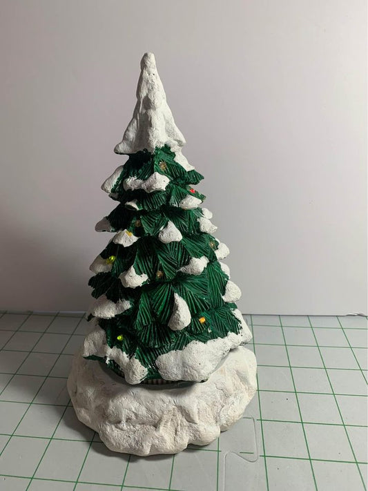 Department 56 Light snow-capped tree