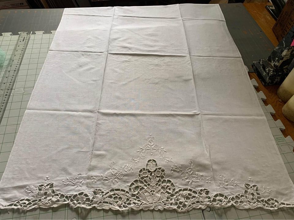 Vintage Cutwork & Embroidered Towels Set of 2 #10