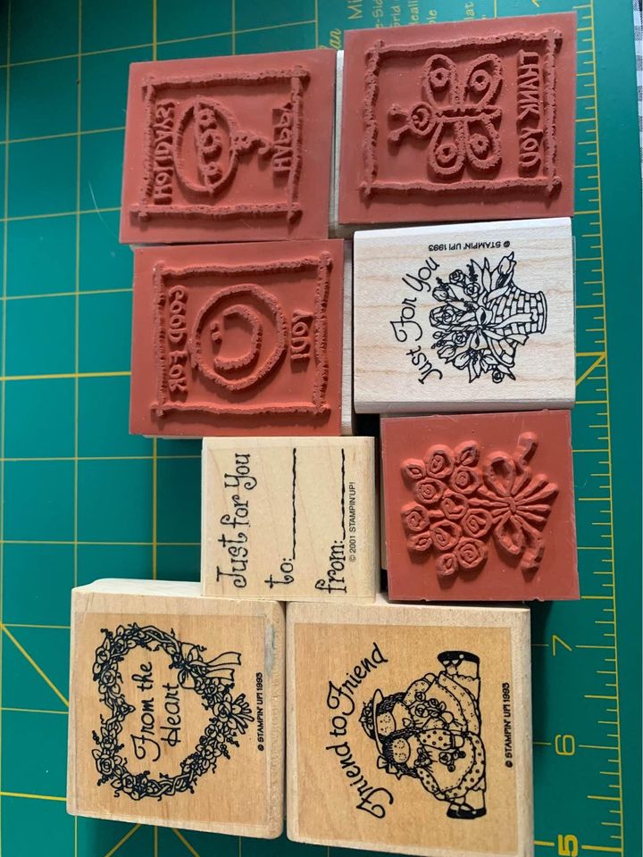 Stampin Up Tags and More Rubber Stamps #6