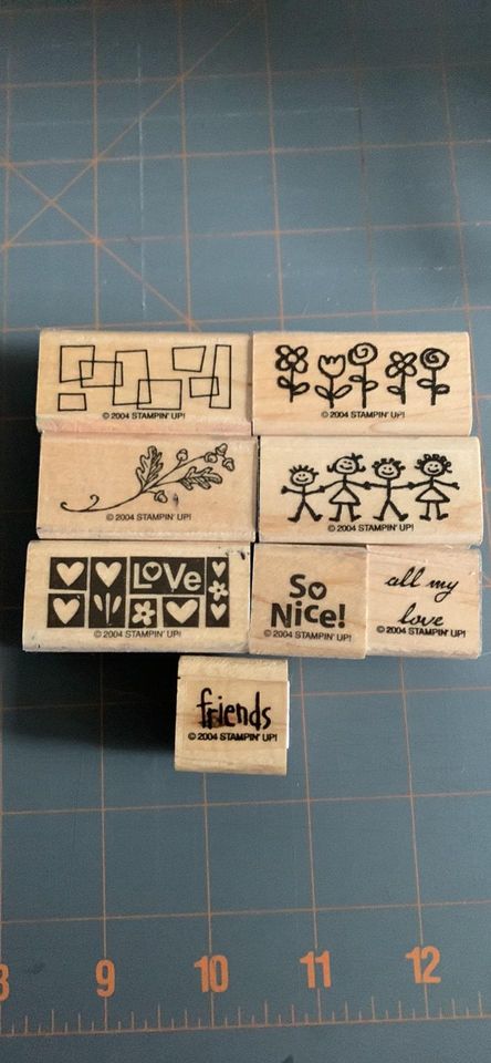 Stampin Up Smorgasborders Rubber Stamp Set