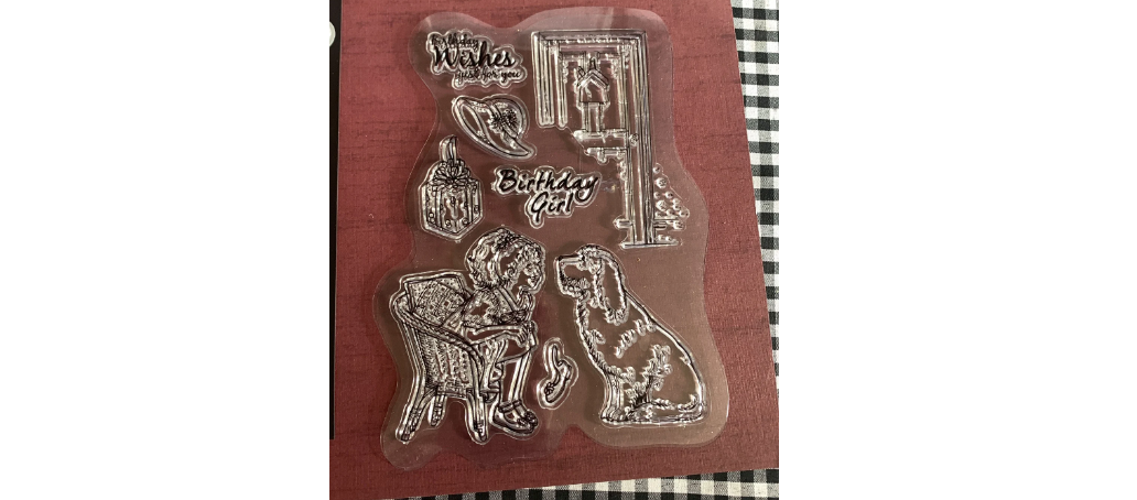 Birthday girl clear stamp’s & coordinating metal die set