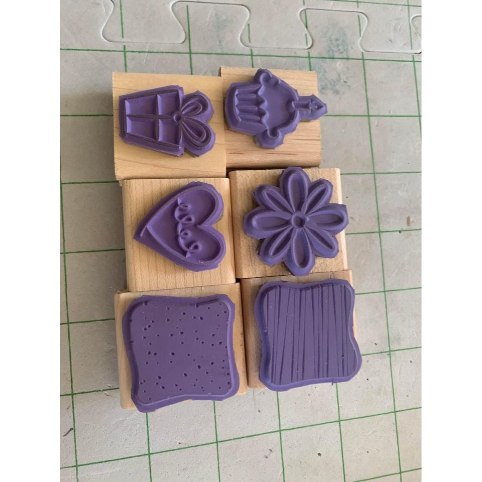 Stampin Up Little Layers Plus Rubber Stamp Set #1