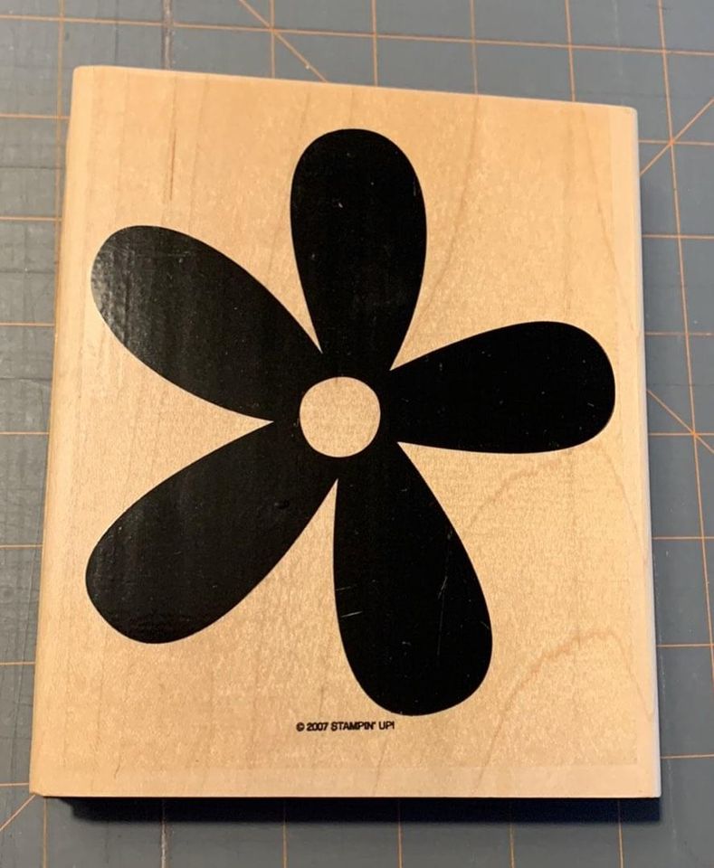 Stampin up big Bloom rubber stamp