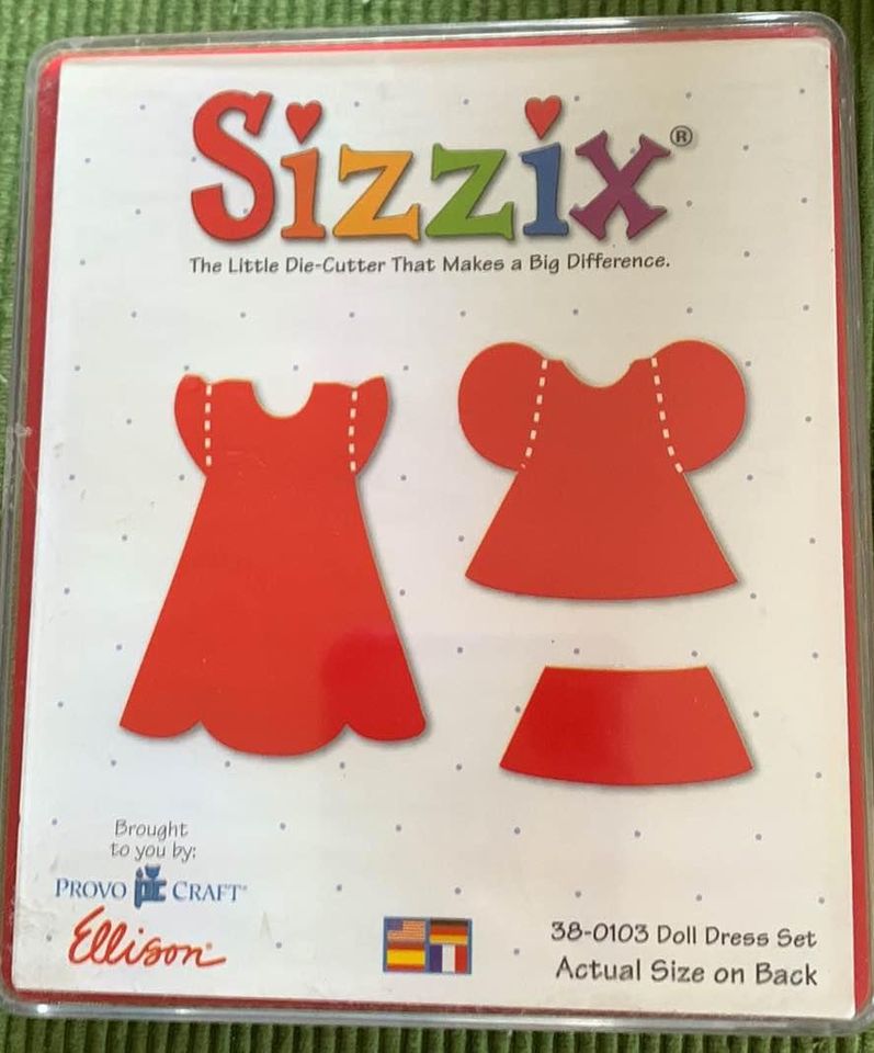 Sizzix Doll Dress Set Large Die