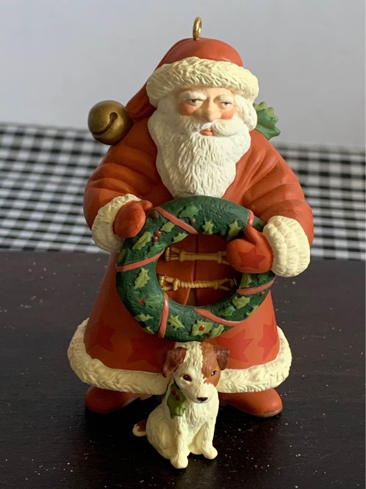 Hallmark Santa’s Friend Bastin Keepsake Ornament 1997