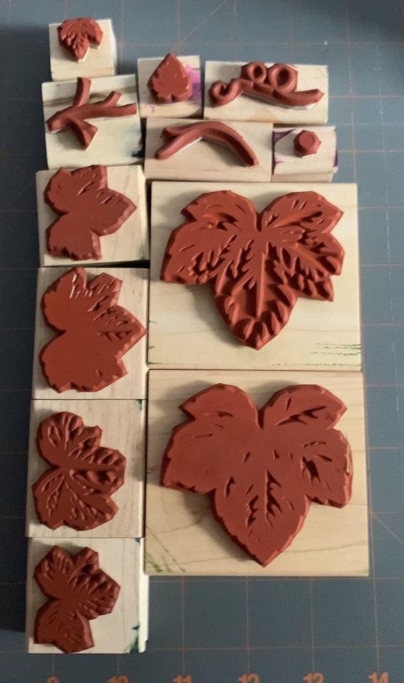 Stampin up definitely decorative vine rubber stamp set