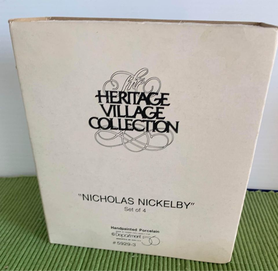 Department 56 Nicholas Nicklby Set of 4